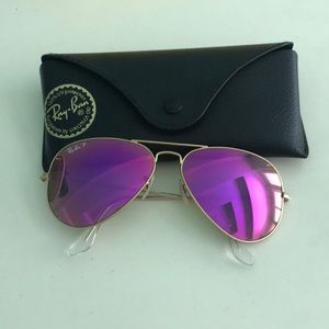 Hot Pink Ray-ban Aviators (polarized)